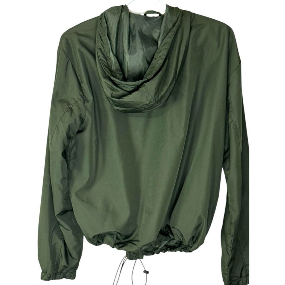Ardene Olive Green Short Hooded Windbreaker Size Medium‎ *sold out online* - Picture 3 of 6